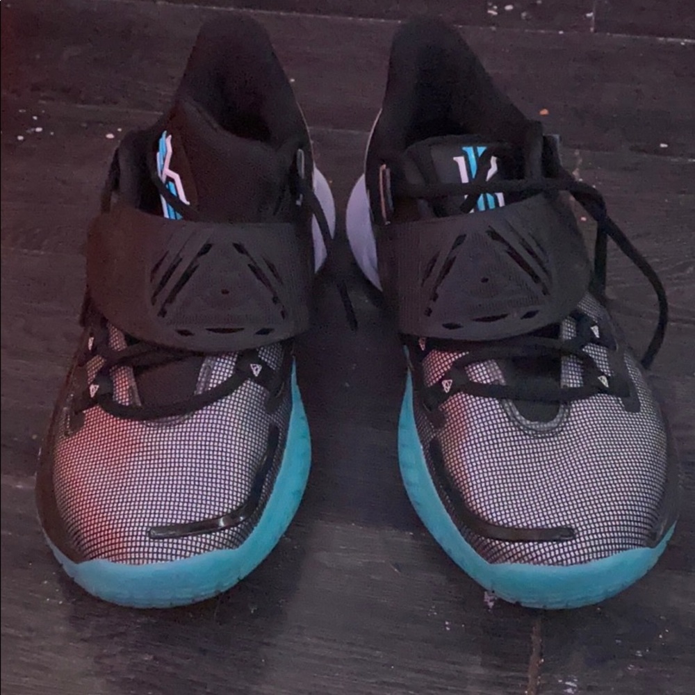 Kyrie low 3 with glow in the dark bottoms